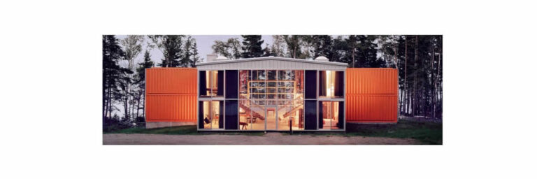 Container house banner image.
