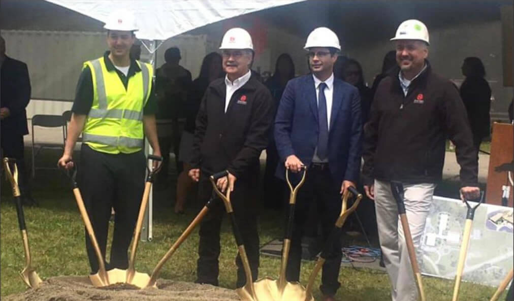 Groundbreaking at Sipayik Elementary School.