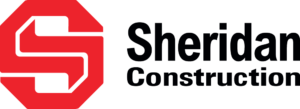 Logo for Sheridan Construction Corporation, Fairfield, Maine.