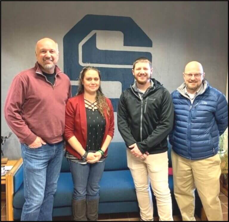 The team from Jobys for Maine Graduates, Somerset County Technical Center and Sheridan Corporation.