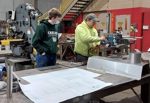 Daniel HanSheridan’s Fabrication Shop.