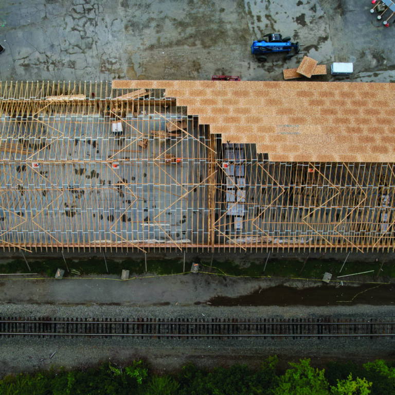 Wood Buildings by Sheridan Construction featuring a Hammond Lumber facility.