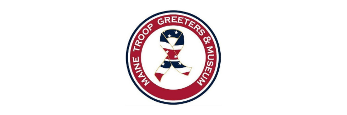 Logo for Maine Troop Greeters Museum.