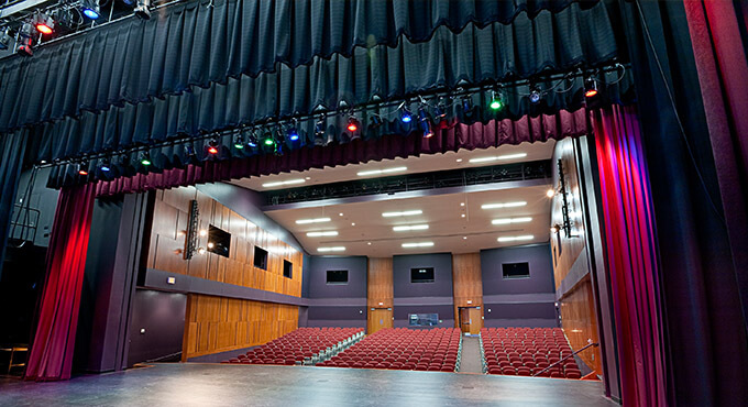 Fryeburg Academy Performing Arts Center stage.
