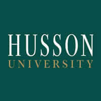 Husson University logo.