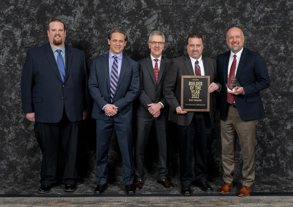 Sheridan Construction receives 2022 Builder of the Year.