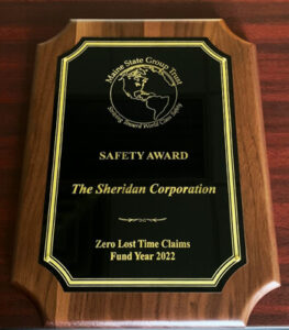 2022 Safety Award for Zero Lost Time Claims.