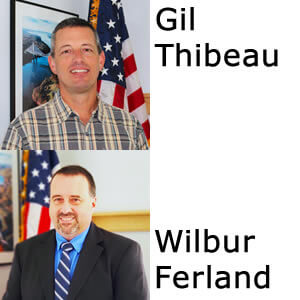 Gil Thibeau and Wilbur Ferland.