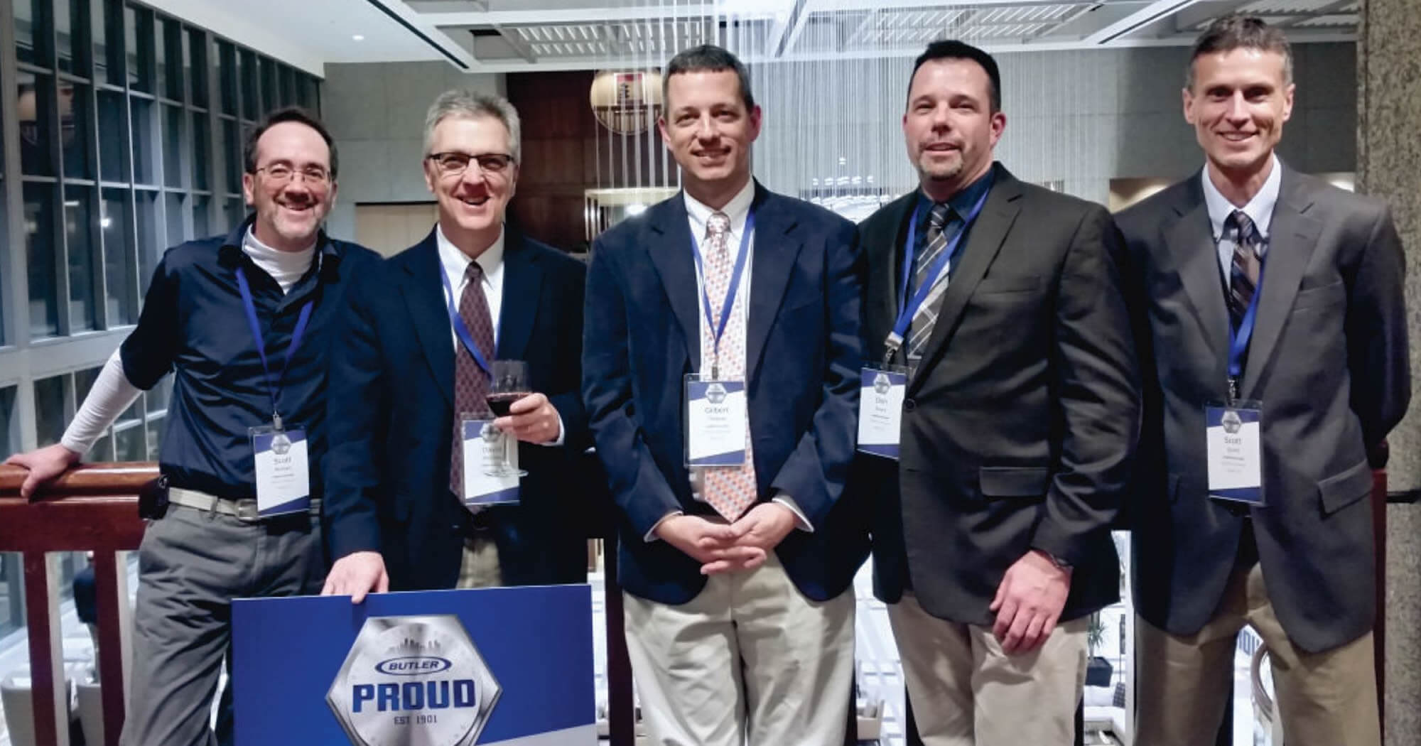 Sheridan staff at a Butler Manufacturing Conference.